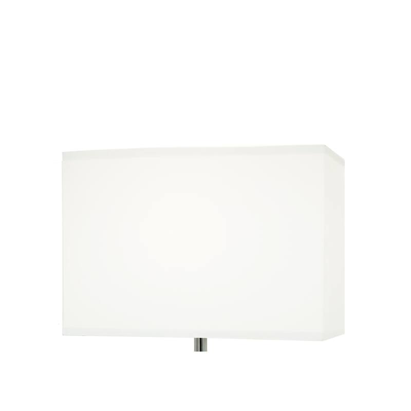 Modern Unique Glass Bubble Column Clean Rectangular Shade 1pc Lamp Ambient Glow Nickel LED