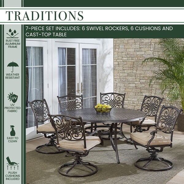 Hanover traditions 7 cheap piece patio set