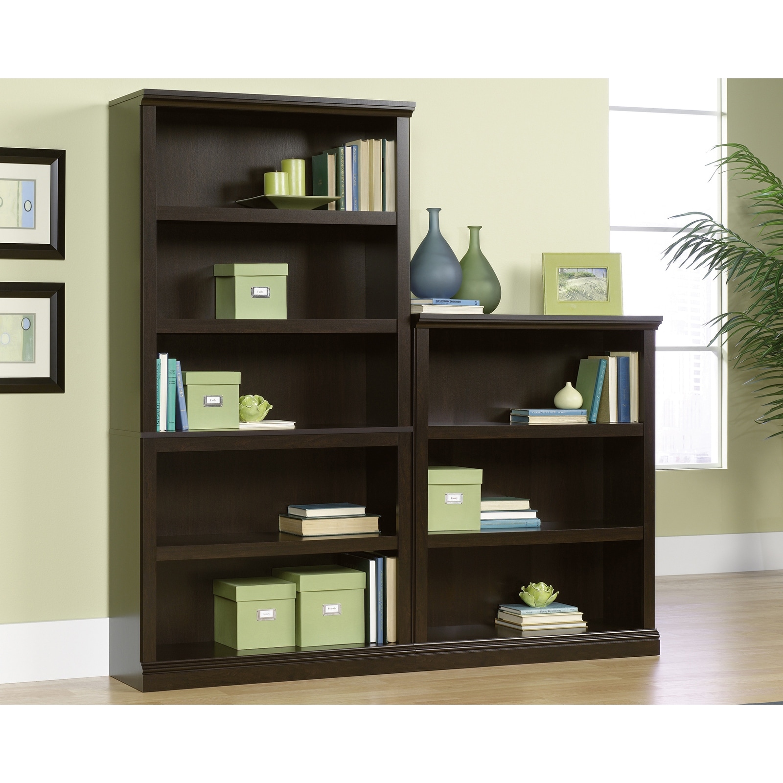 Sauder beginnings top 3 shelf bookcase