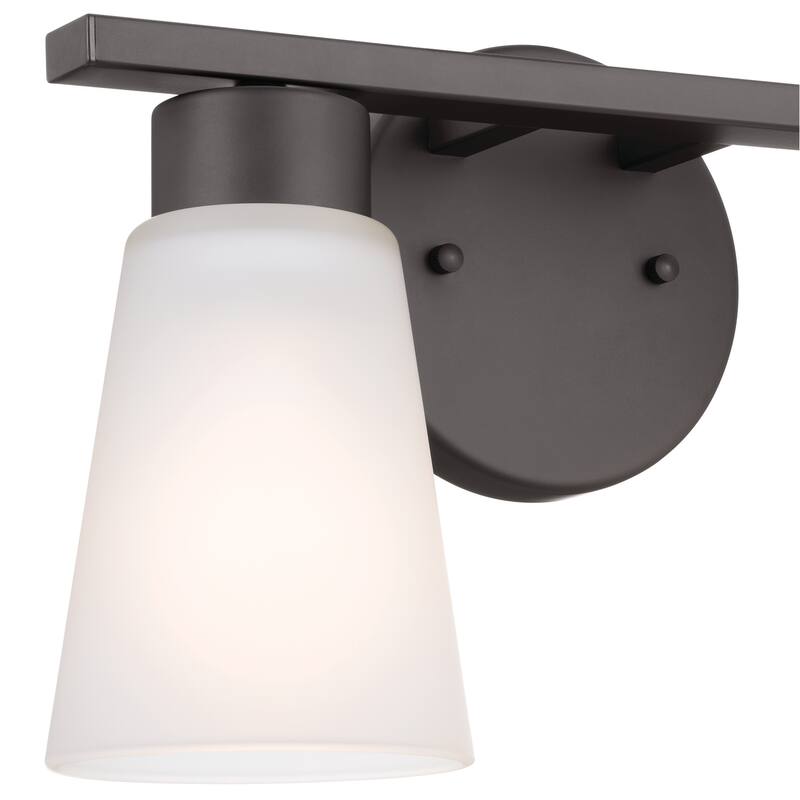 Kichler Lighting Stamos 13 in. 2-Light Modern Bathroom Vanity Light