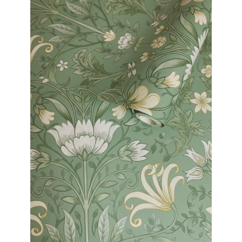 Vintage Floral Non-Pasted Wallpaper – 396 in x 20.8 in