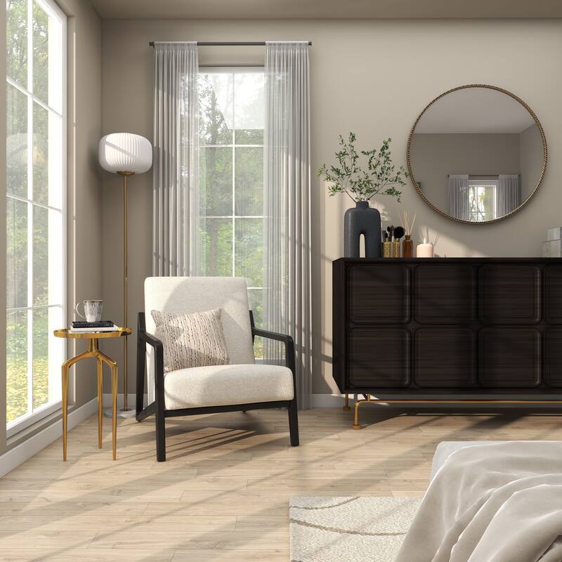 Sleek Aluminum Metal Tray Inspired Accent Table with 3 Tripod Legs - Black, Gold, Silver