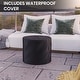 preview thumbnail 9 of 23, Zephyr 19.5 inch Smokeless Outdoor Firepit, Natural Wood Burning Portable Fire Pit With Water Resistant Cover, Black