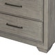 preview thumbnail 11 of 11, Roundhill Furniture Ennesley 3-Piece Gray Wood Bedroom Set, Upholstered Panel Bed and 2 Nightstands