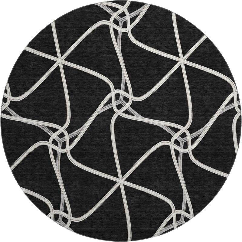 Premium Washable Super Soft Contemporary Geo Mayfield Rug