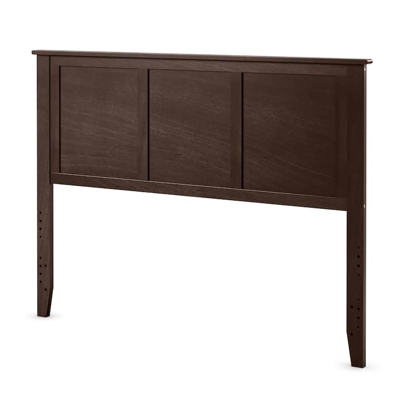Costway Full Wood Headboard Flat Panel Pre-drilled Holes Height - Brown