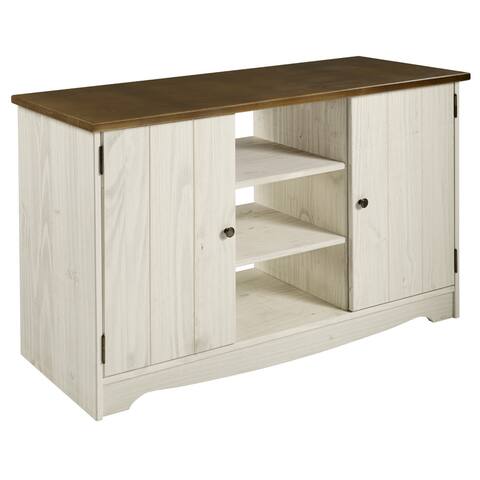 Wood Buffet Sideboard White Distressed Furniture Dash