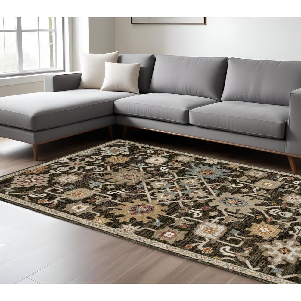 HomeRootsOriental Traditional Rectangle Area Rug