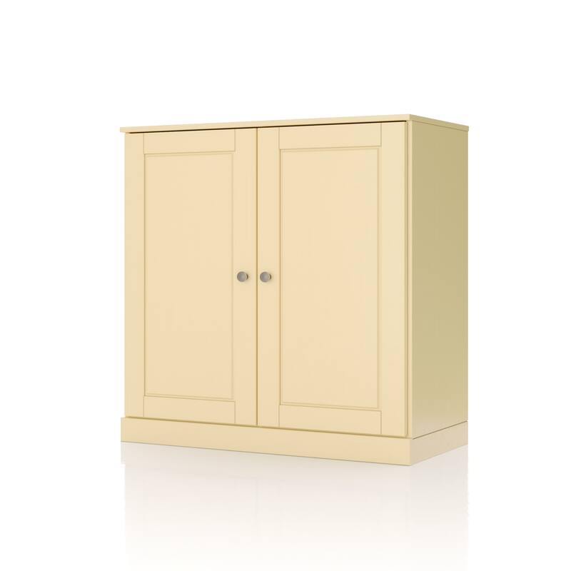 Palace Imports 100% Solid Wood 32" Bathroom Cabinet with Solid Doors and Adjustable Shelves