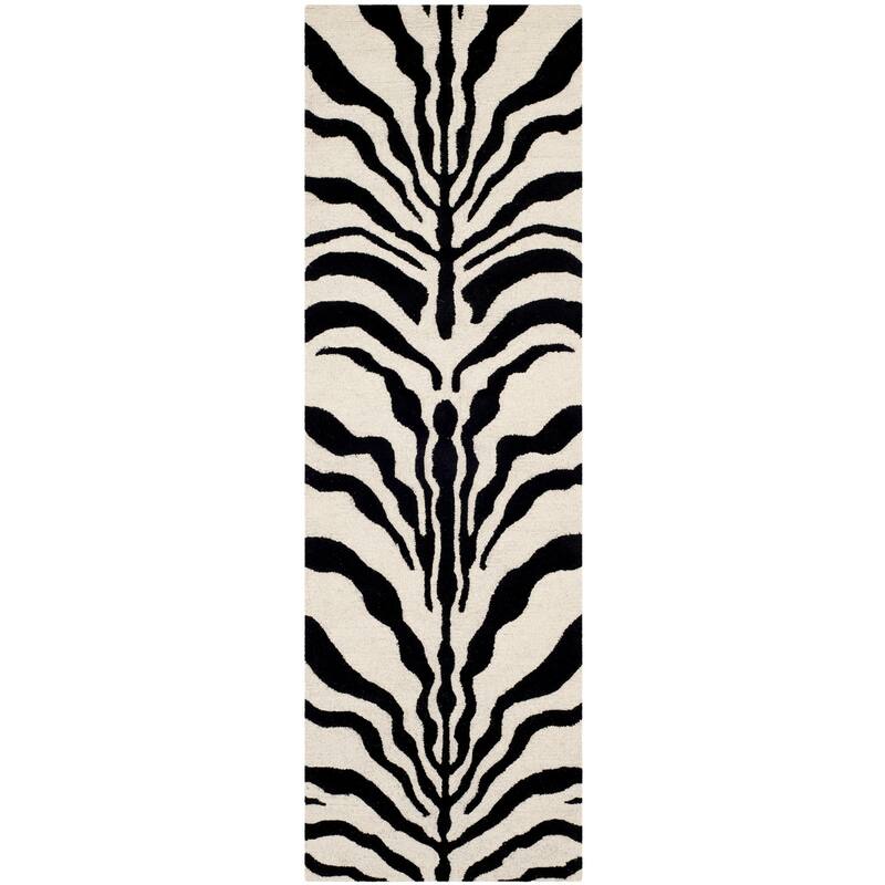 SAFAVIEH Handmade Cambridge Salina Animal Print Wool Rug