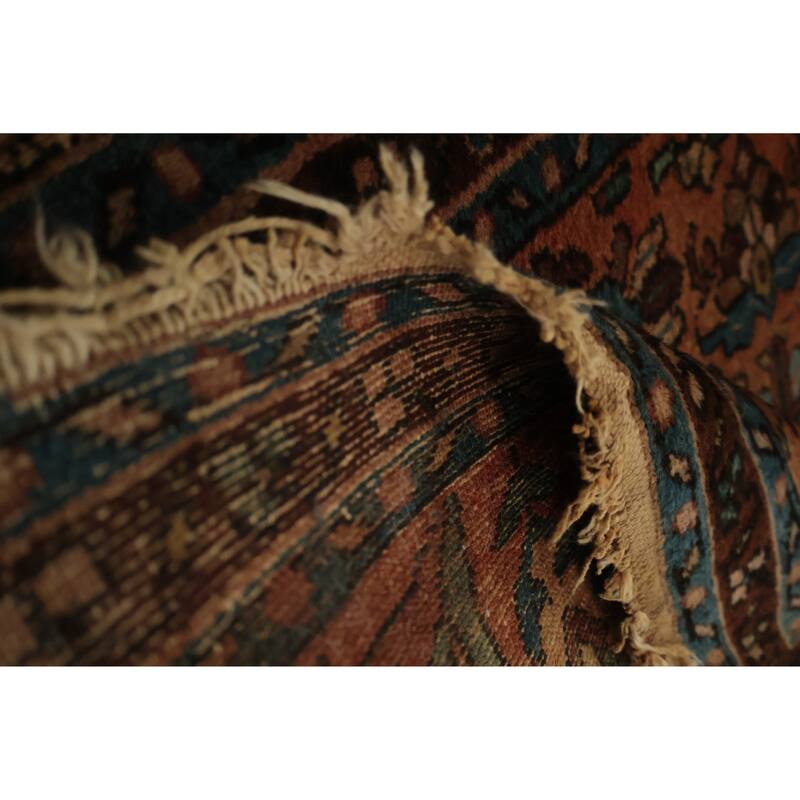 Hand Knotted Oriental 100% Wool Carpet Tribal Oranges & Rust Lilian Area Rug - 3' 0'' X 2' 0''