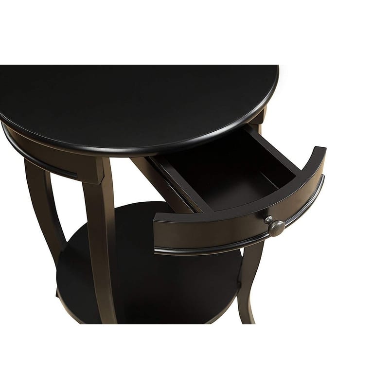 End Table, Brown - 24 H x 18 W x 18 L Inches