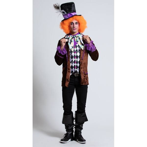 Shop Men S Hatter Madness Costume Men S Mad Hatter Costume As Shown Overstock 17885246