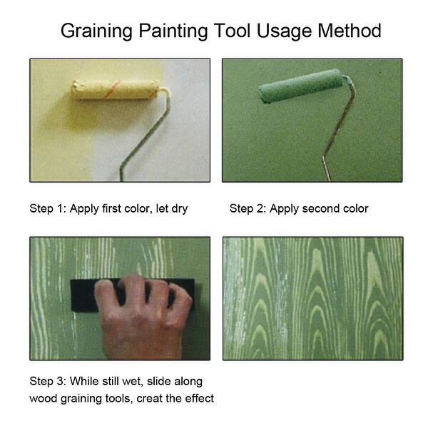 Shop Wood Graining Rubber Grain Tool Pattern Wall Painting
