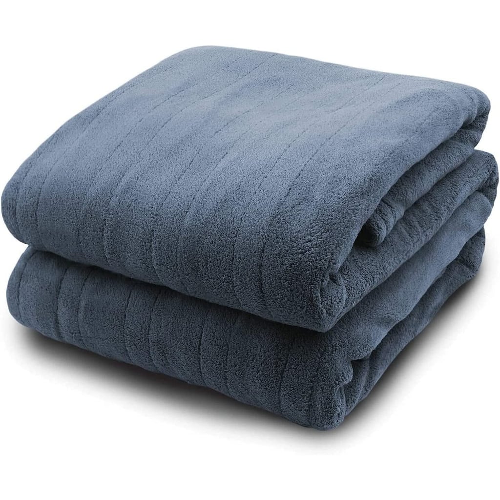 Biddeford Blankets Comfort Knit Electric Blanket, King, Navy
