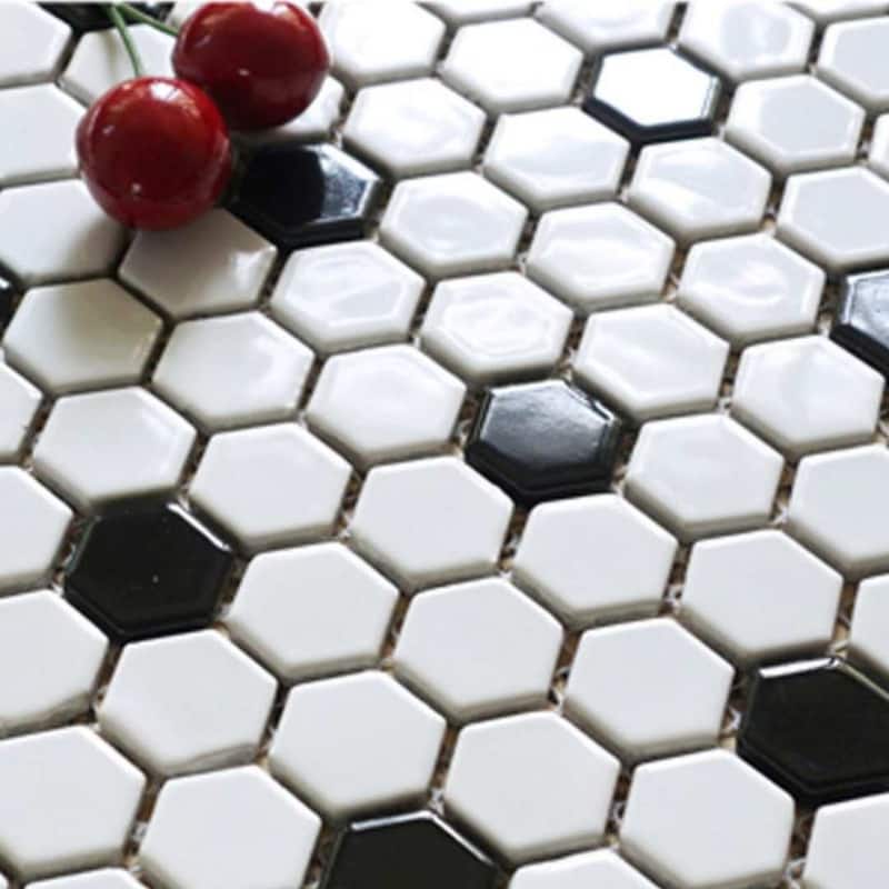 The Tile Life Honeycomb Remi 1x1 Porcelain Floor & Wall Tile