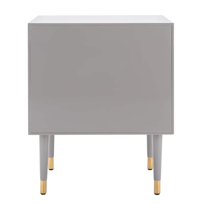 SAFAVIEH Couture Dorien 2-Drawer Side Table - 21.3"x16.9"x25.6" - 21Wx17Dx26H