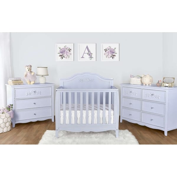 Sweetpea Baby Rose 4-in-1 Convertible Mini Crib - On Sale - Bed Bath &  Beyond - 42893218