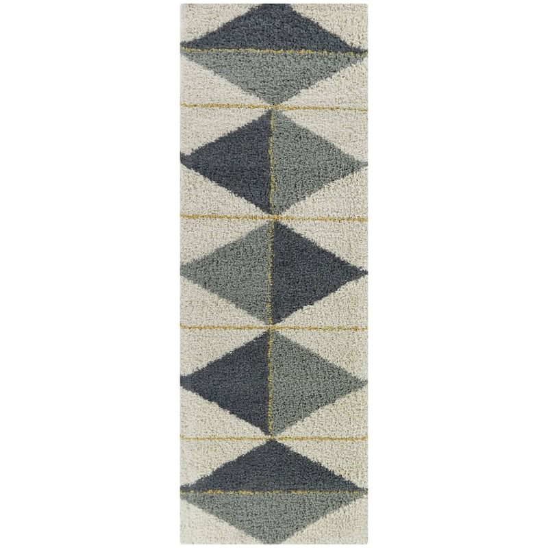 Balta Levine Modern Geometric Shag Area Rug