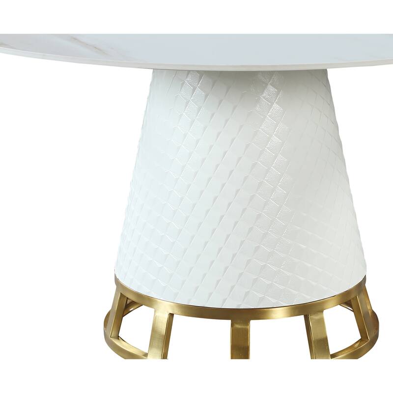 Somette Klone Modern Round Dining Table