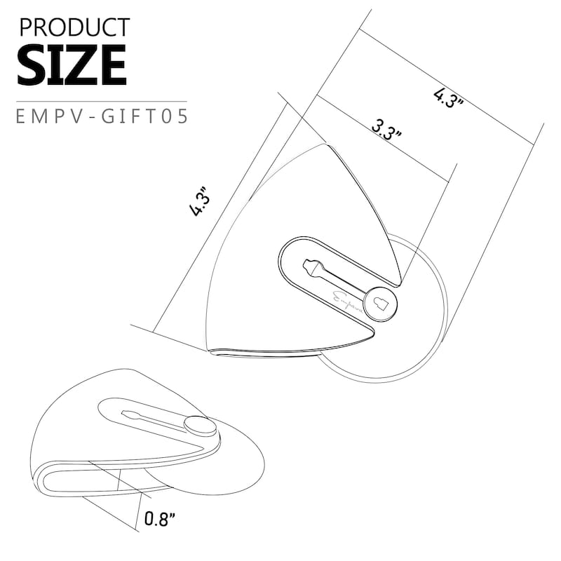 4.3-Inch Mini Retractable Pizza Cutter Wheel with Lock