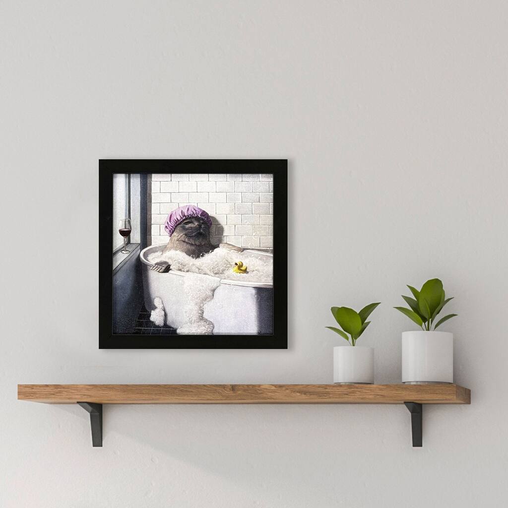 Paragon Bubble Bath Non-Glass Framed Art