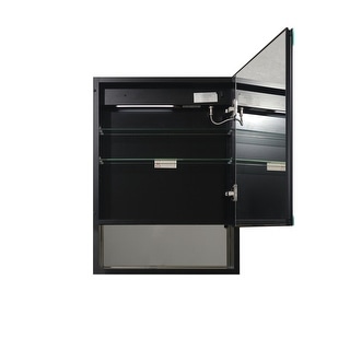 LED Bathroom Medicine Cabinet with Mirror and Shelf - 24*32