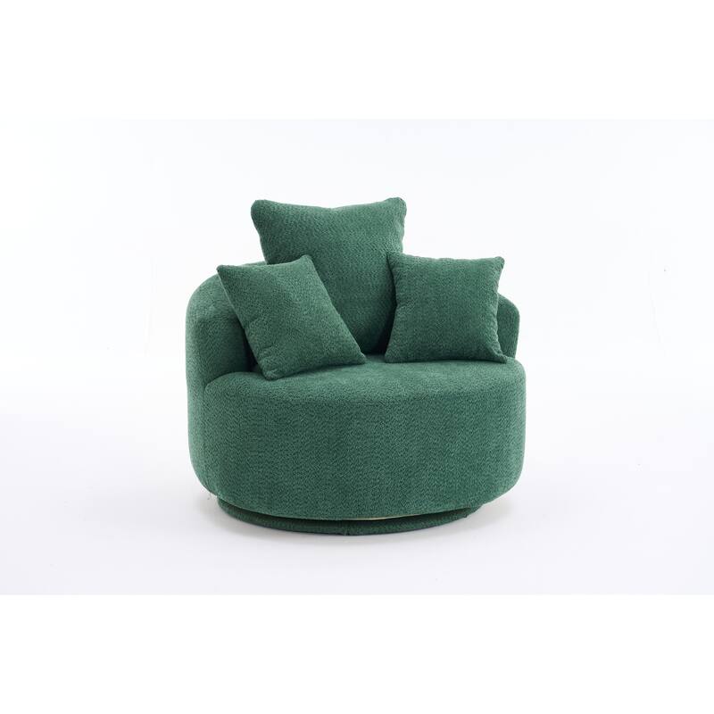 Single Seat Full Sponge Compression Swivel Chair Single Sofa