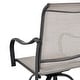 preview thumbnail 9 of 20, Patio Festival 3-Piece Outdoor Metal Bar Height Swivel Bistro Set