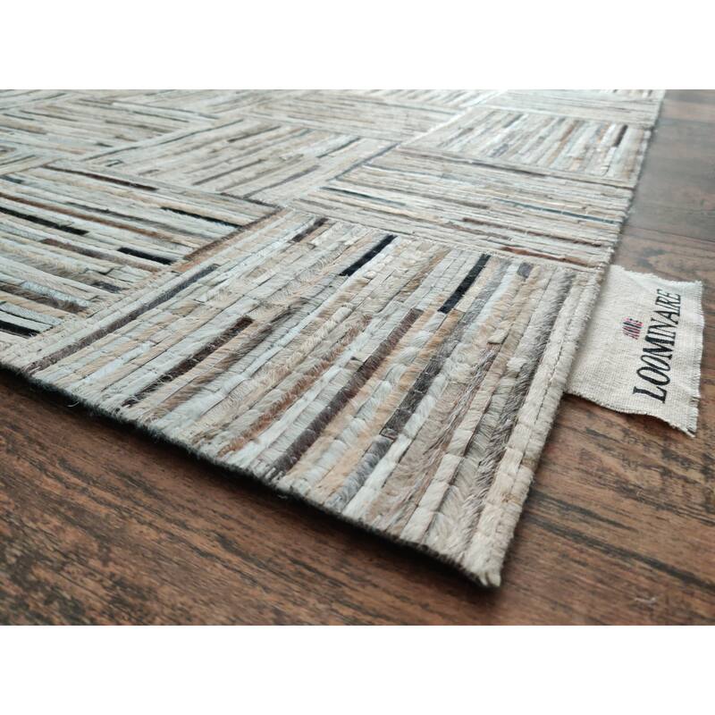 Loominaire Handmade Leather Carpet "Lodge" - Easy Maintenance Rug