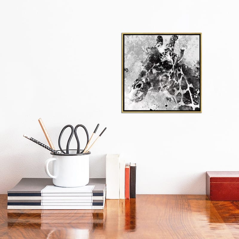 iCanvas "Giraffe" by Carol Robinson Framed Canvas Print