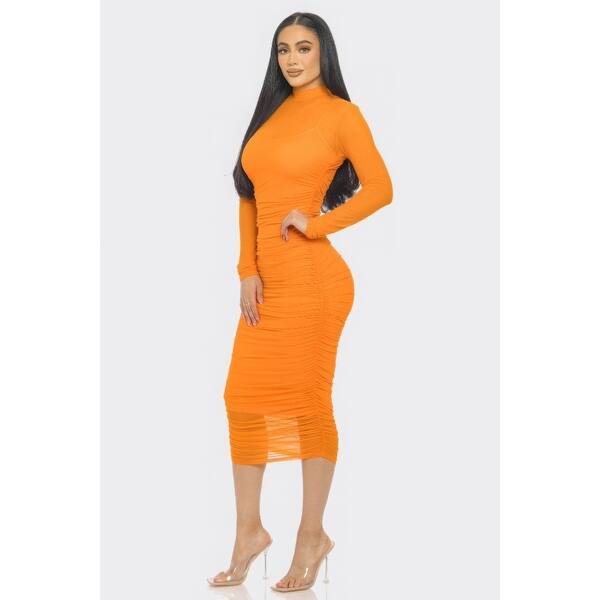 white maxi mesh dress Heavenly Mesh Maxi Gown (White)