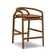 preview thumbnail 3 of 27, Poly & Bark Yokohama Counter Stool - Solid Oak Wood