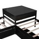 preview thumbnail 23 of 25, L-shaped Twin Size Daybed Sets w/Trundle&Drawers, Solid Pine Platform Bedframe, 3 in 1 Wood Beds Frame Linked with Built-in Desk