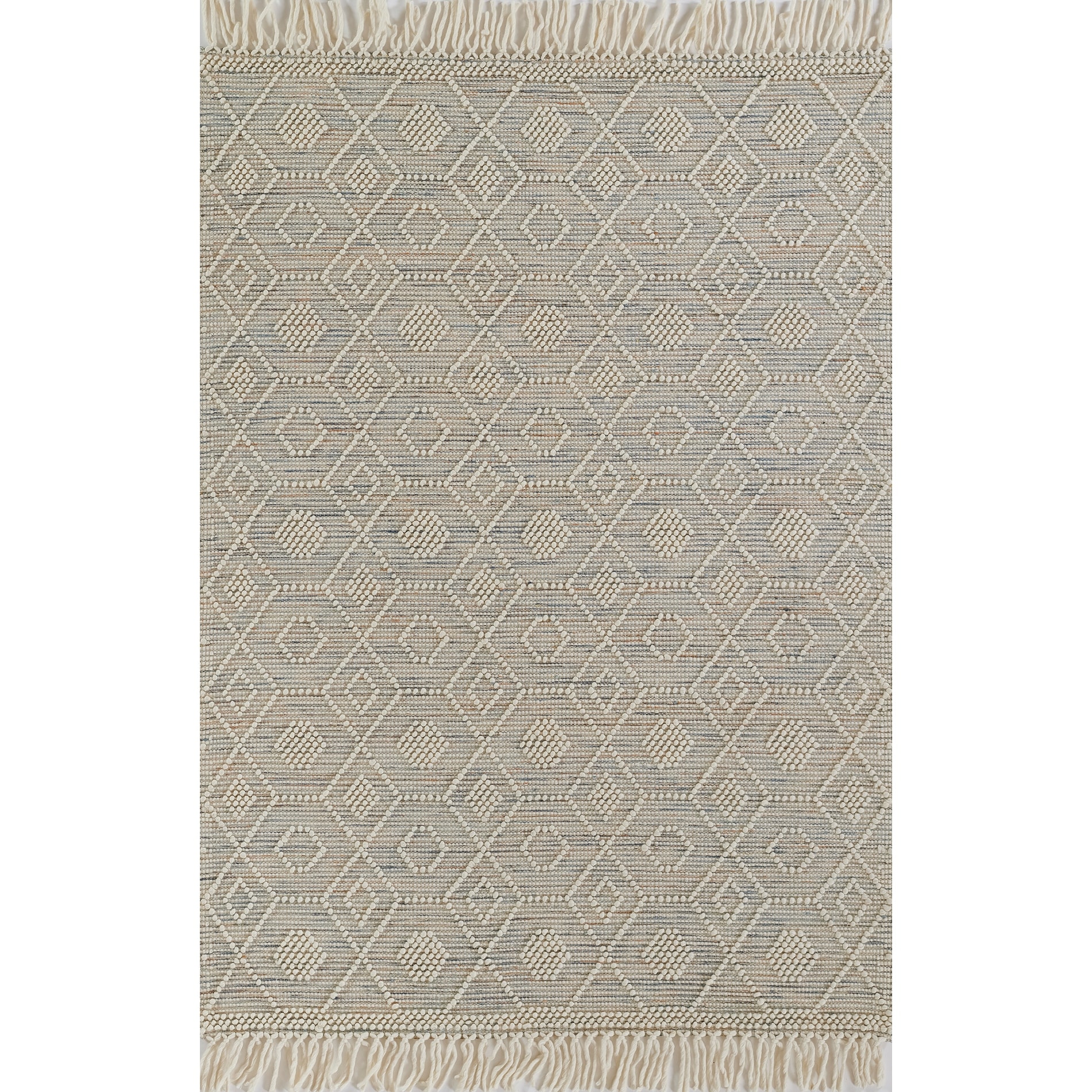 Momeni Boulder Hand Woven Wool and Cotton Geometric Area Rug