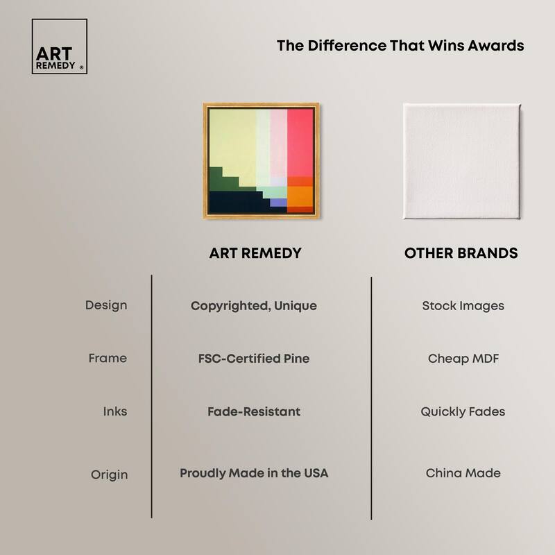 Rectilinear Rhapsody III Canvas by Art Remedy