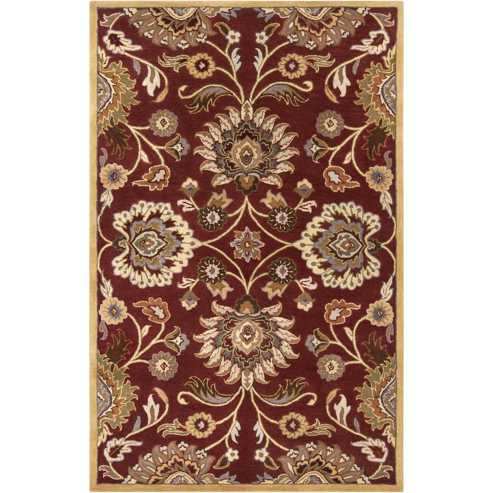 Livabliss Caesar Updated Traditional Paisley Hand Tufted Area Rug.