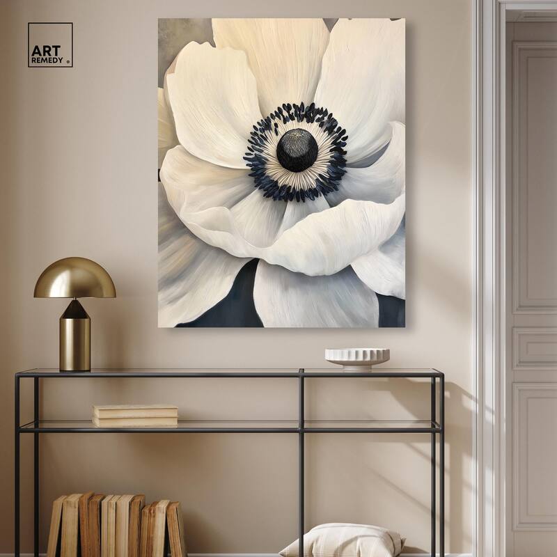 Heart of the Anemone Canvas by Art Remedy, Gallery Wrapped