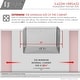 preview thumbnail 16 of 26, STYLISH 22 inch Stainless Steel 16G Workstation Undermount Kitchen Sink - 22" x 19" x 10"