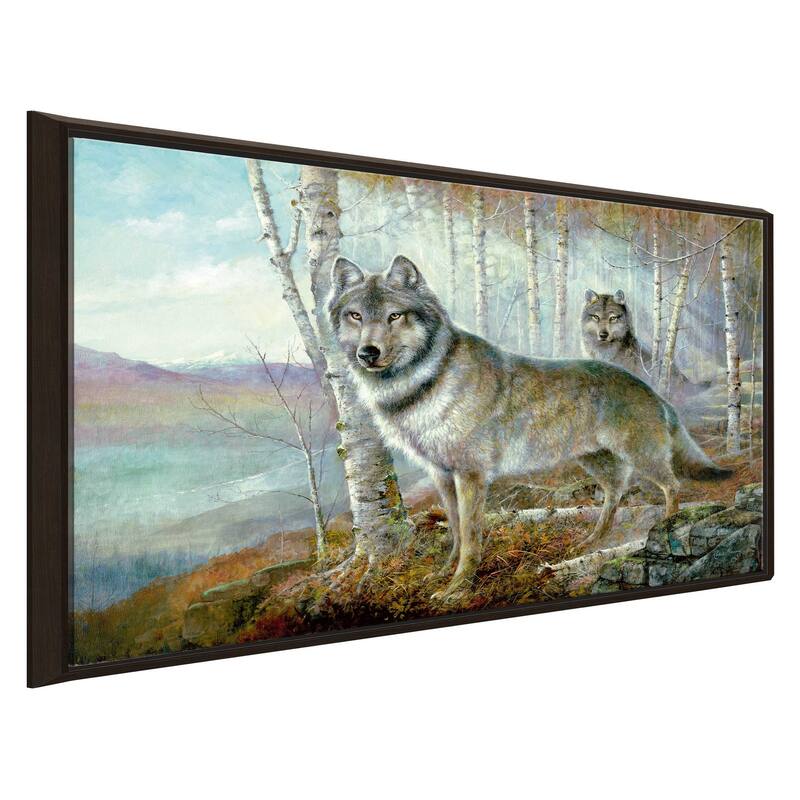 "Soul Mates" by Ruane Manning Print on Floating Canvas