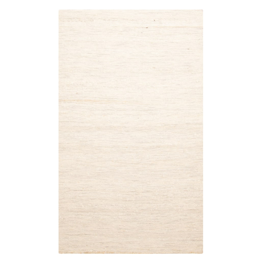 ECARPETGALLERY Braid weave Sienna Cream Wool Rug - 4'11 x 8'0