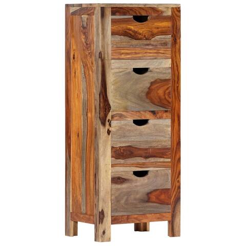 Drawer Cabinet 15.7"x11.8"x39.3" Solid Sheesham Wood