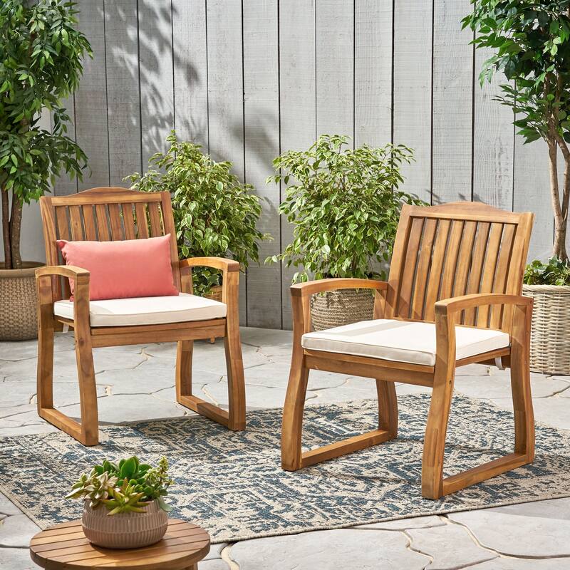 Christopher Knight Home Acacia Wood Dining Chairs
