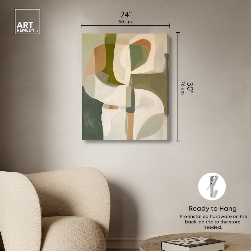 Soft Reverberations I Canvas by Art Remedy, Gallery Wrapped