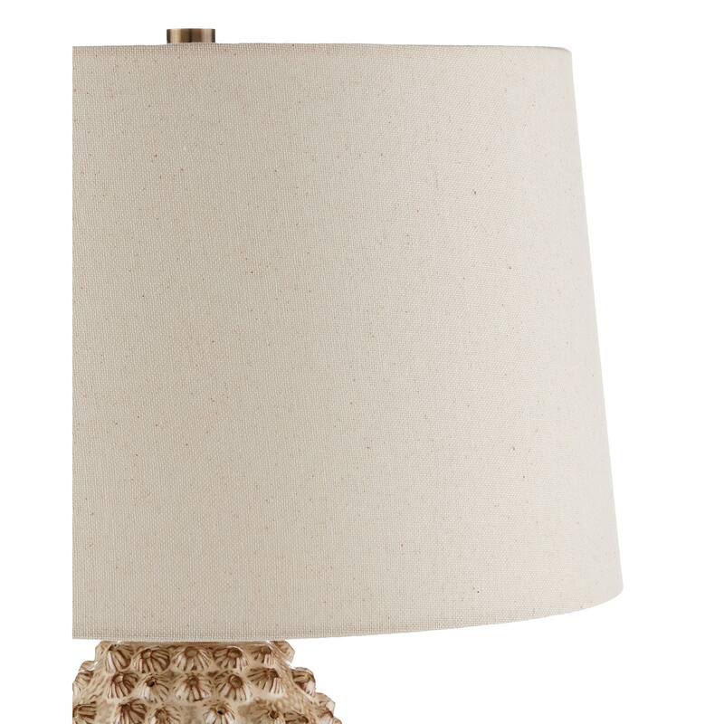 Currey & Company Barnacle Ivory Table Lamp - 26.5"h x 17"dia