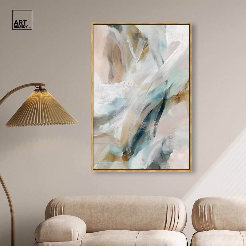 Whispering Colors I Canvas by Art Remedy