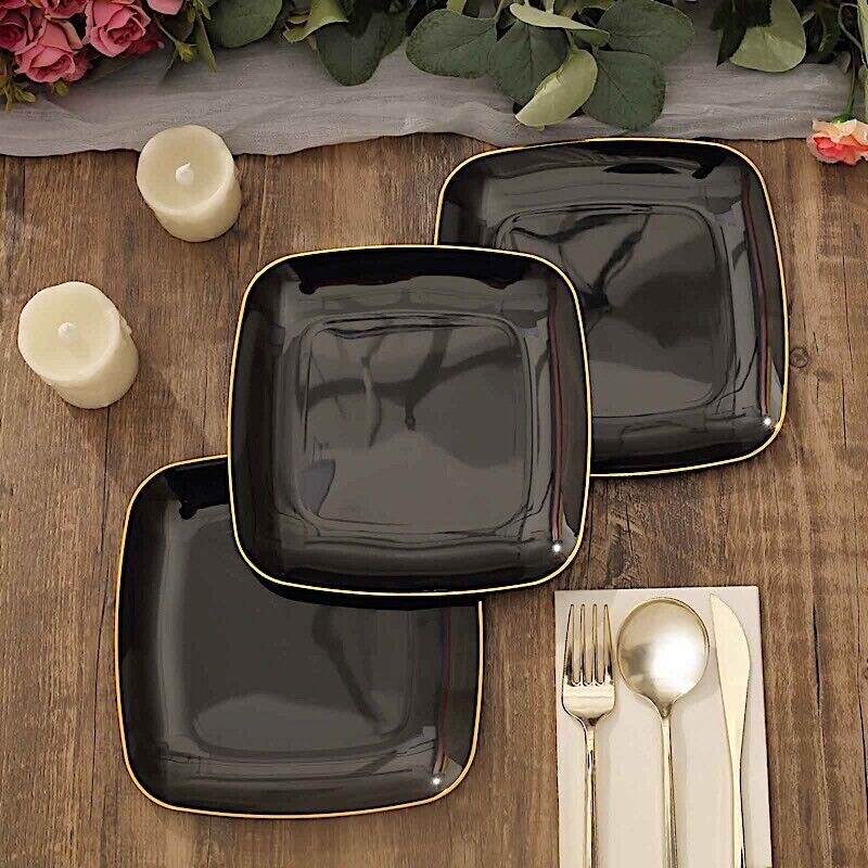 Disposable plates with gold trim store