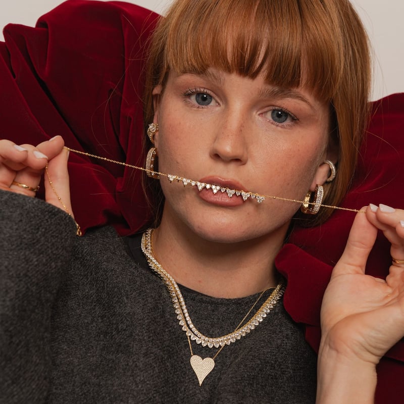 SHYMI 3mm Tennis Necklace