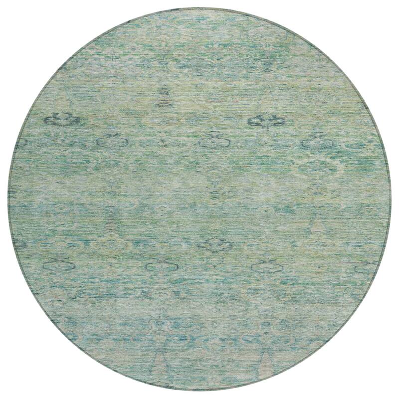 HomeRoots Oriental Traditional Rectangle Outdoor Rug