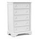preview thumbnail 5 of 5, Furniture of America Gertie Modern White Rubberwood 5-Drawer Chest